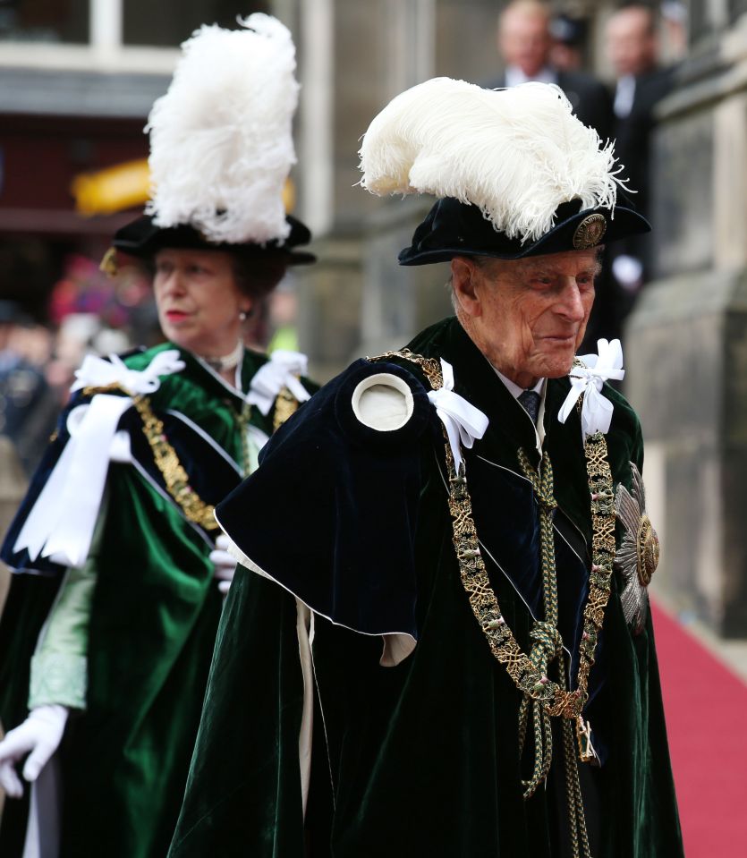  The Duke of Edinburgh took part in a thanksgiving service which honours Scottish men and women who have held public office