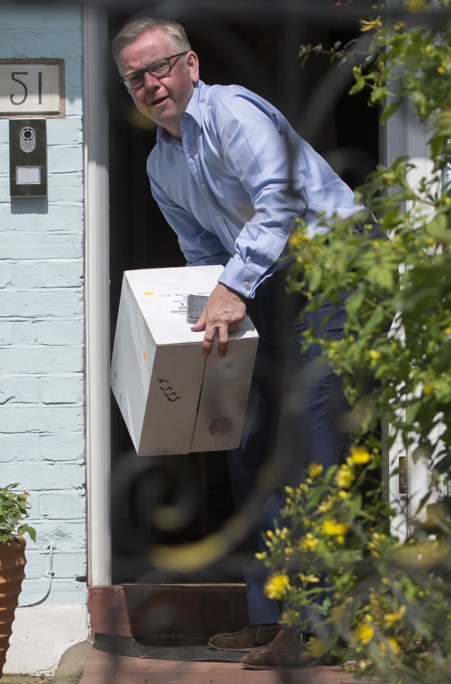  Michael Gove took a delivery of wine this morning... it will now help him to drown his sorrows