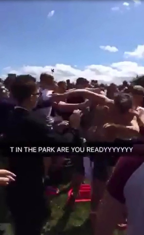  The fight broke out just hours before the festival officially began