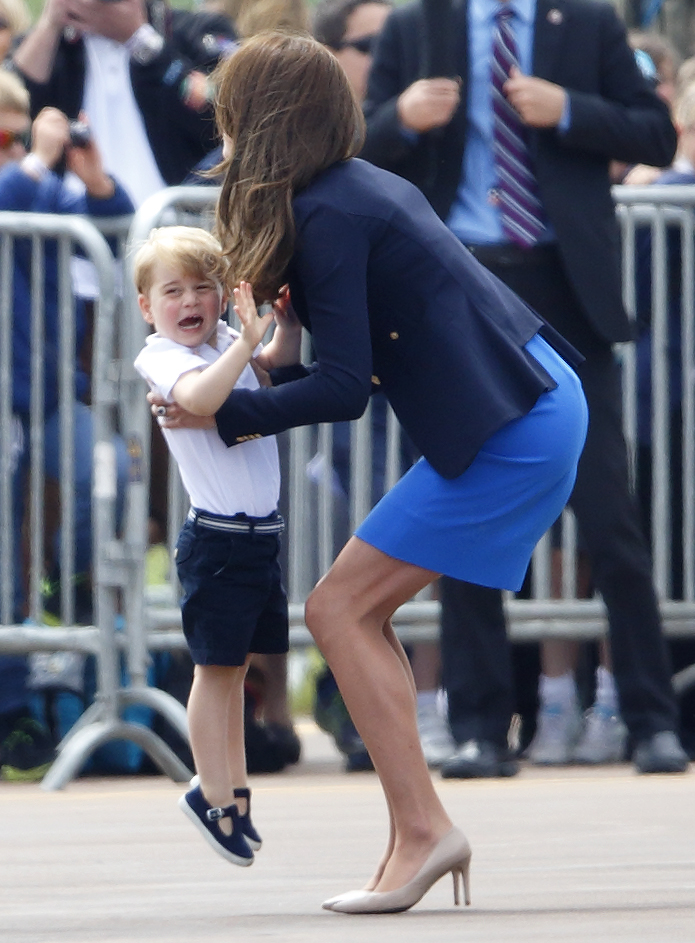 The Duke & Duchess Of Cambridge Visit The Royal International Air Tattoo