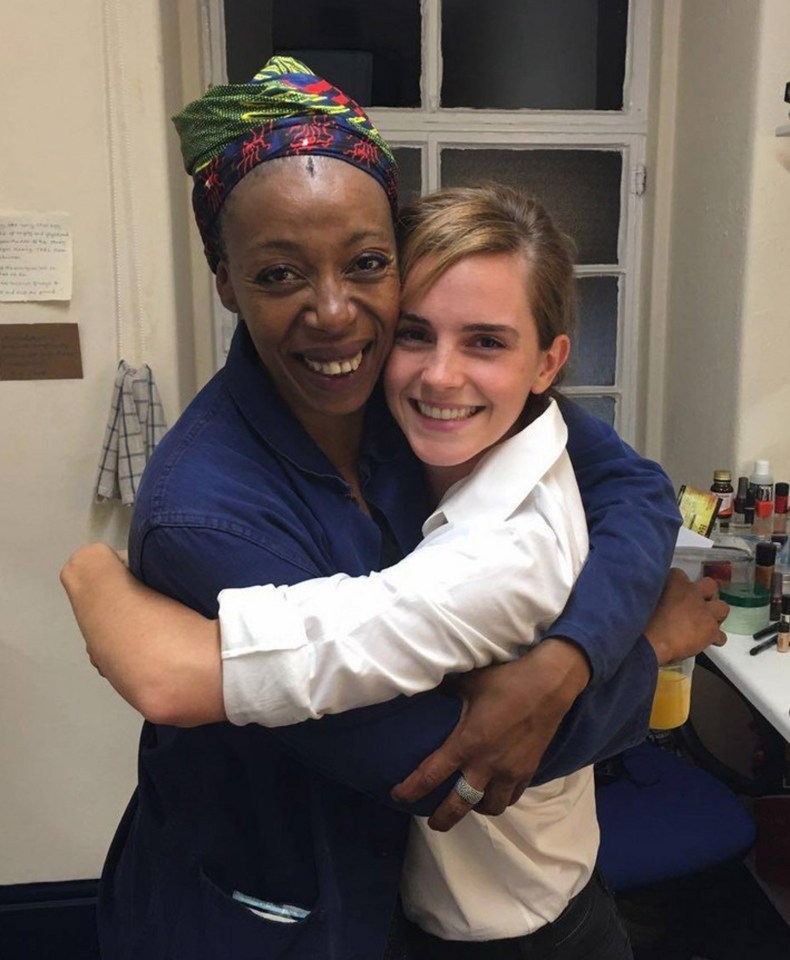  Emma meets Noma Dumezweni who plays the adult version of Hermione in Cursed Child