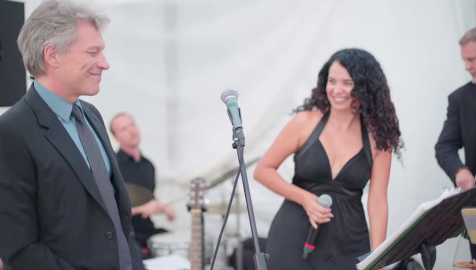 Jon sang along with Lourdes, who seemed delighted to have got her way 