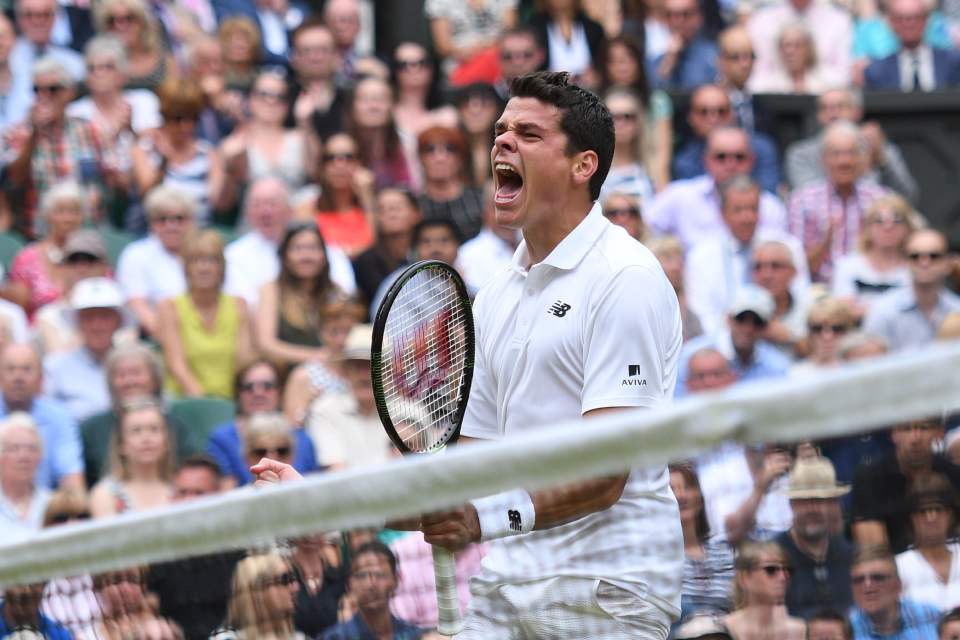  Milos Raonic becomes the first Canadian to reach a Grand Slam final