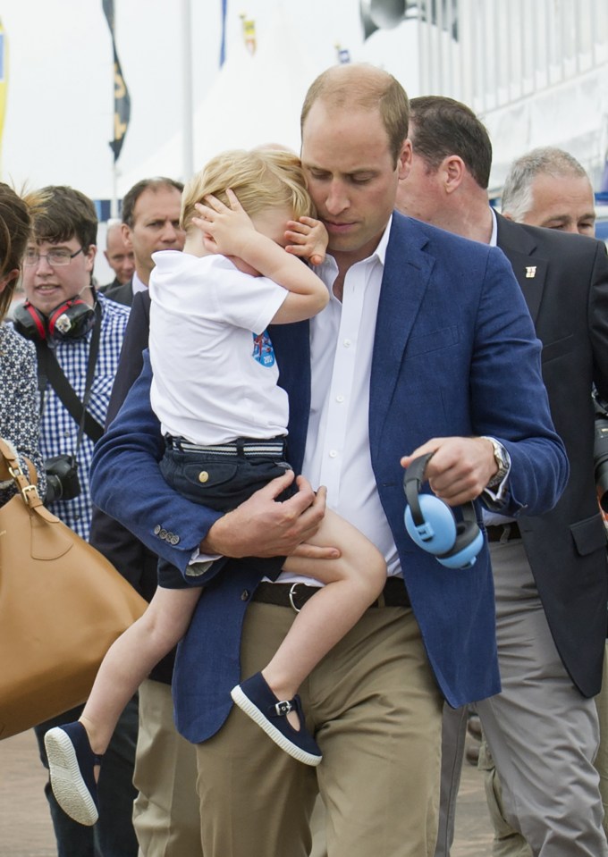 Prince George Joins Parents For Visit To Royal International Air Tattoo