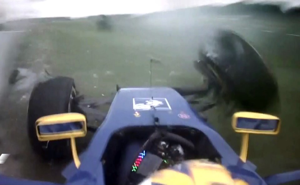 Swedish racer Marcus Ericsson lucky to walk away from 150mph smash