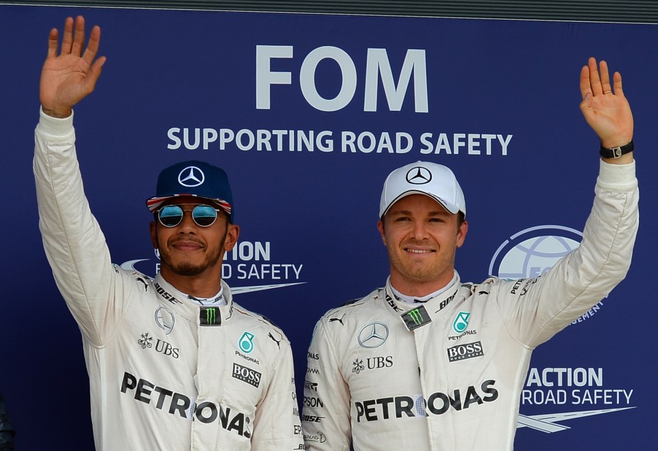 Rosberg was bumped down after breaking radio rules at Silverstone