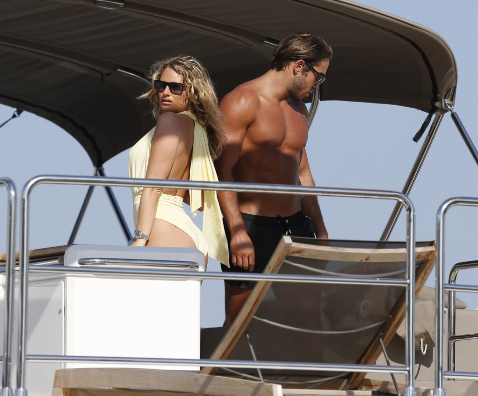  Danielle and Lockie parted company while on vacation in Marbella