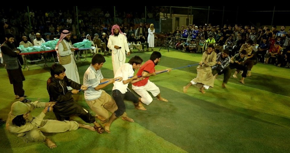  ISIS has previously held an Olympic-style event where participants took part in sports such as tug-of-war