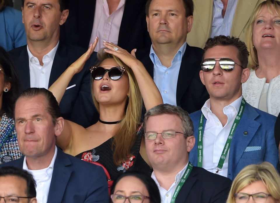  Holly Valance and husband Nick Candy were also spotted in the crowd