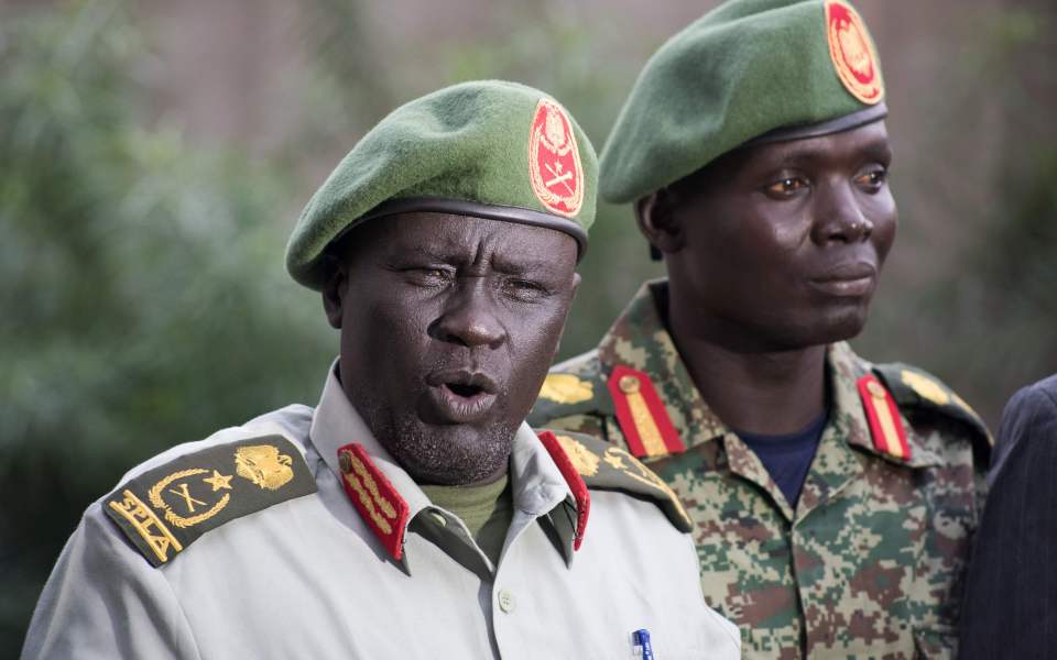  Former Sudan People's Liberation Army chief of general training and former in-opposition general Dau Athorjang