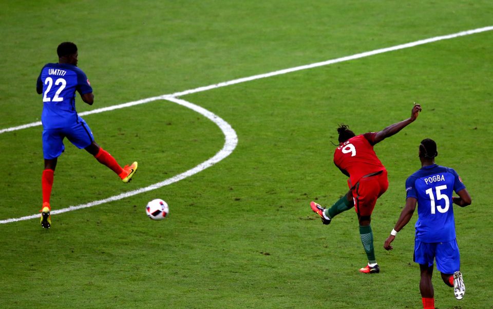 Eder scores the winning goal to crown Cristiano Ronaldo king of the Euros