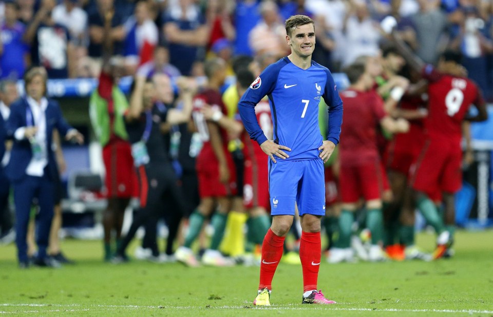  Antoine Griezmann was named the Euro 2016 Player of the Tournament