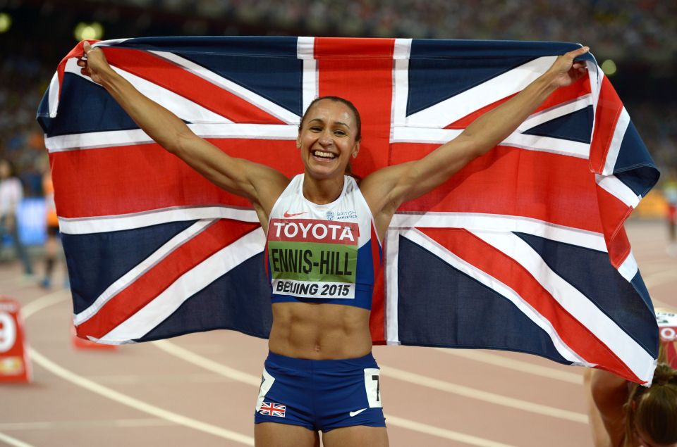  Jess Ennis won heptathlon gold in London and will be hoping to repeat the trick in Rio de Janeiro next month