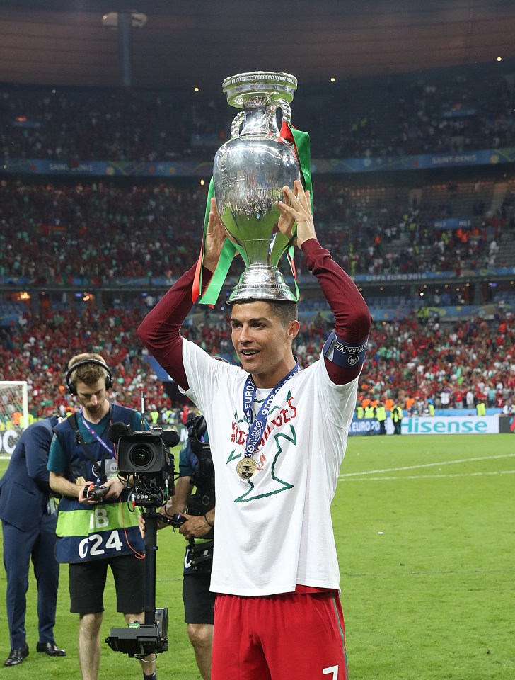 Cristiano Ronaldo lifting the trophy was the most talked about moment of the final