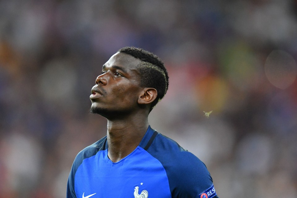 Paul Pogba reacts to France's defeat in the Euro 2016 final