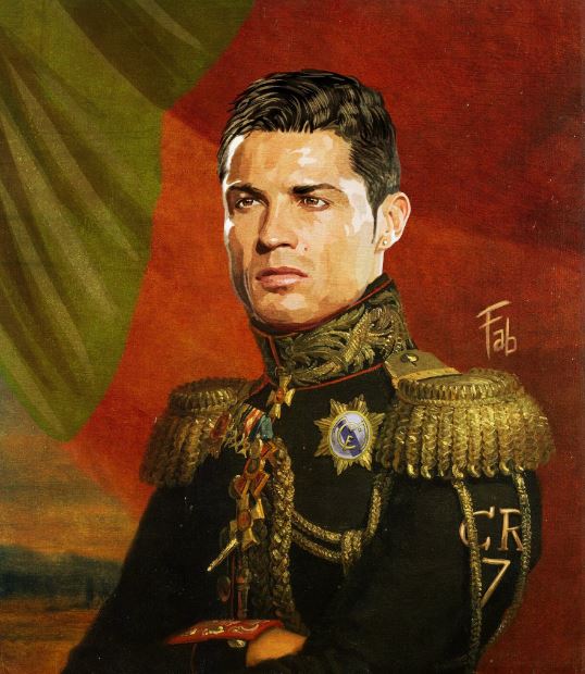  How Cristiano Ronaldo might look if he was a military general