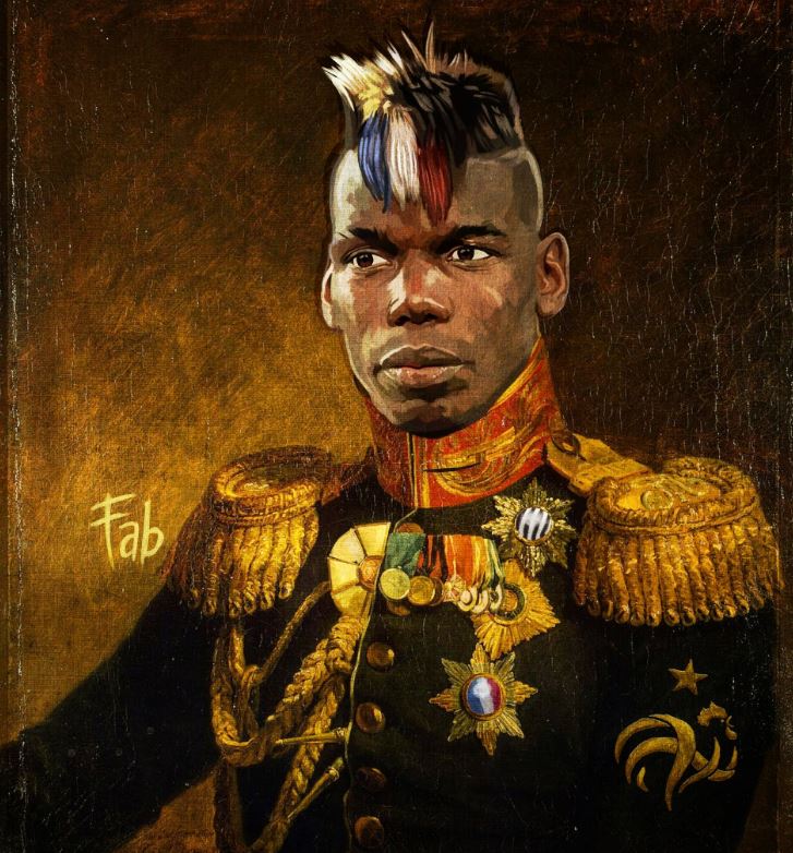  Paul Pogba would be a more flamboyant soldier with this haircut