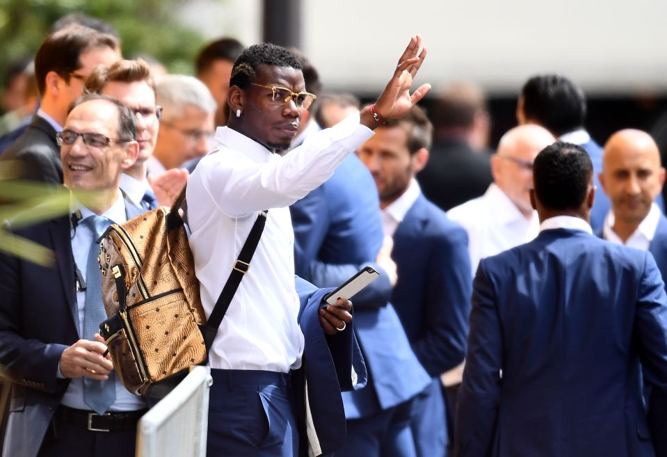 Paul Pogba and the France team have been out greeting fans after losing the Euro 2016 final