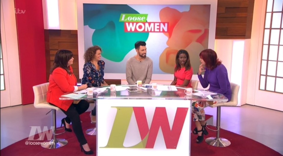 The ladies, joined by Rylan Clark-Neal, were discussing if women were treated differently if they didn't have kids 