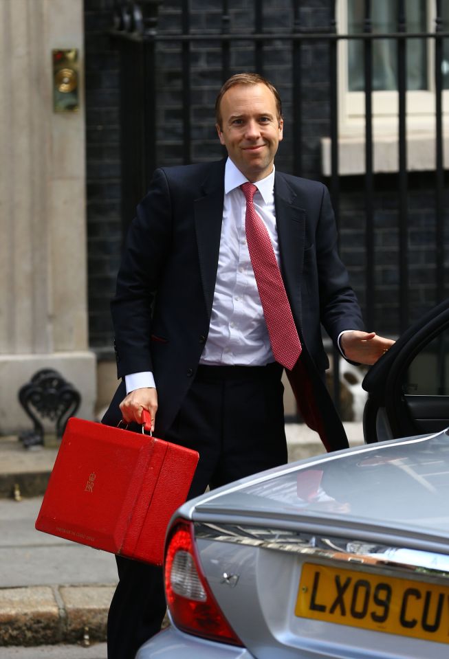  Cabinet Office minister Matt Hancock at Downing Street