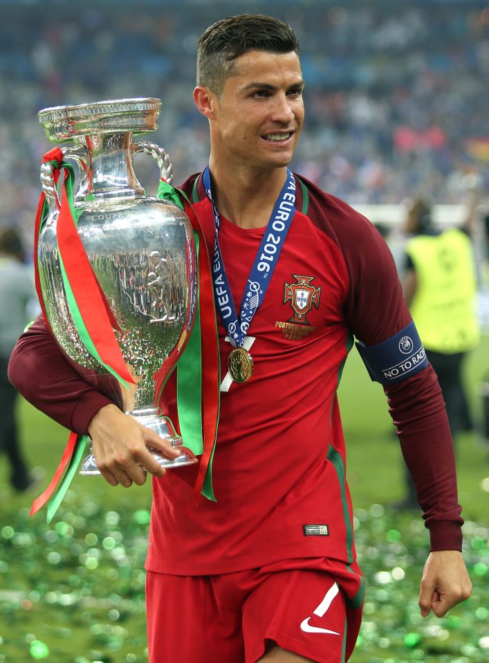 Cristiano Ronaldo captained Portugal to Euro 2016 glory