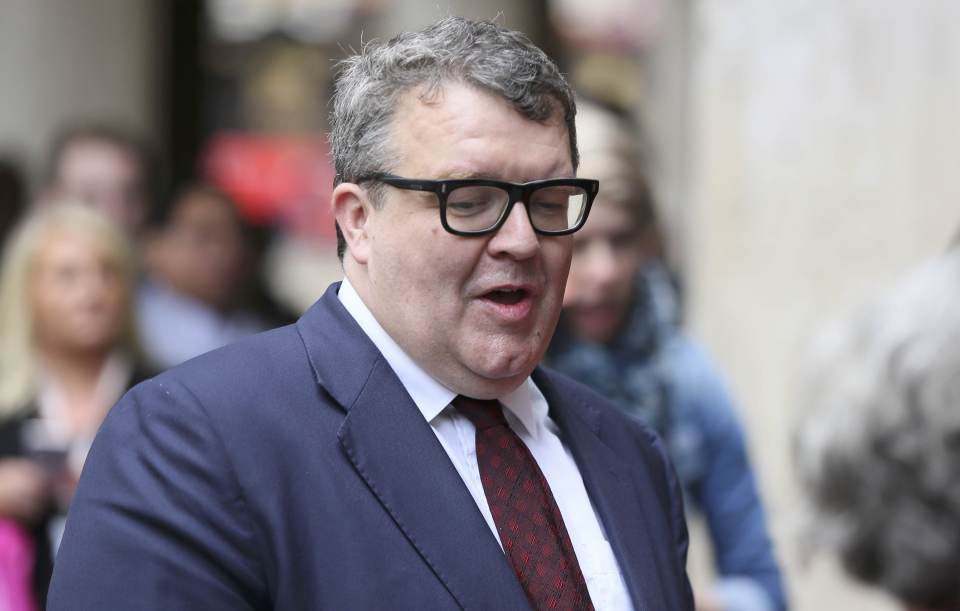 The deputy leader of Britain's opposition Labour party, Tom Watson, arrives for a meeting of the party's NEC, in central London