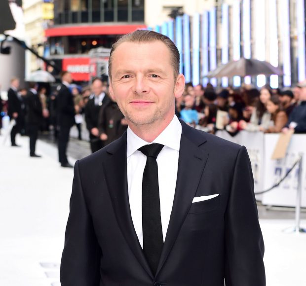 Simon Pegg, who stars as Scotty, said it had been tough promoting the new movie without Anton