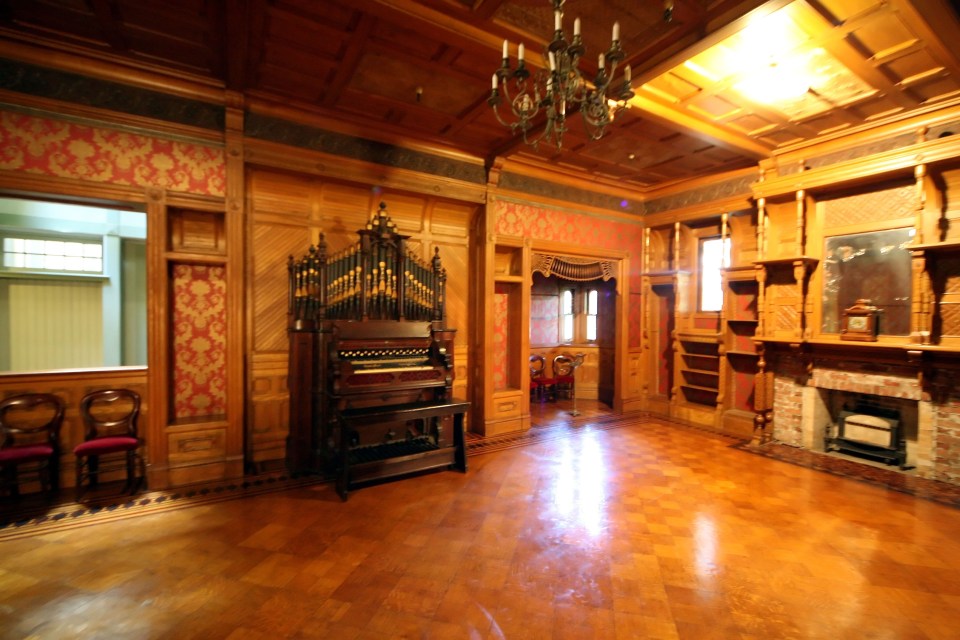 One of the house’s many, many rooms