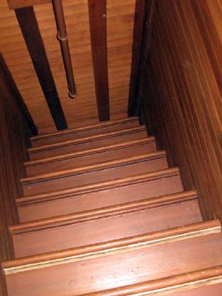 Stairs that end at a ceiling