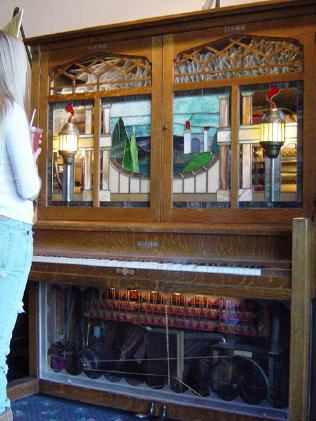 A coin piano player. Picture: Wikimedia Commons