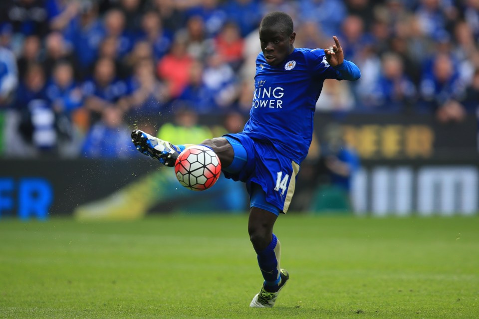  N'Golo Kante enjoyed a superb season with Prem champions Leicester