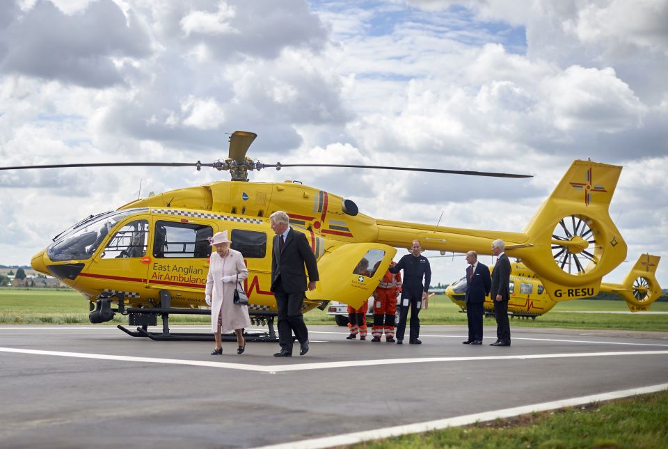 The royal duo looked impressed to have been shown 