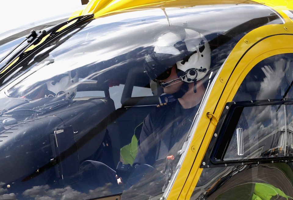 He only arrived 20 minutes before his grandparents were scheduled to reach the new EAAA base in Cambridge Airport