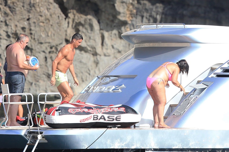  Cristiano Ronaldo takes his family on a relaxing holiday in Ibiza after Euros glory