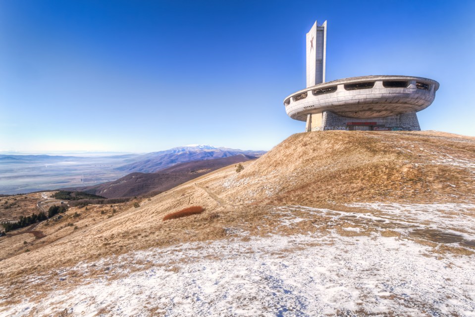  The saucer-shaped building is known as 'Bulgaria’s UFO'