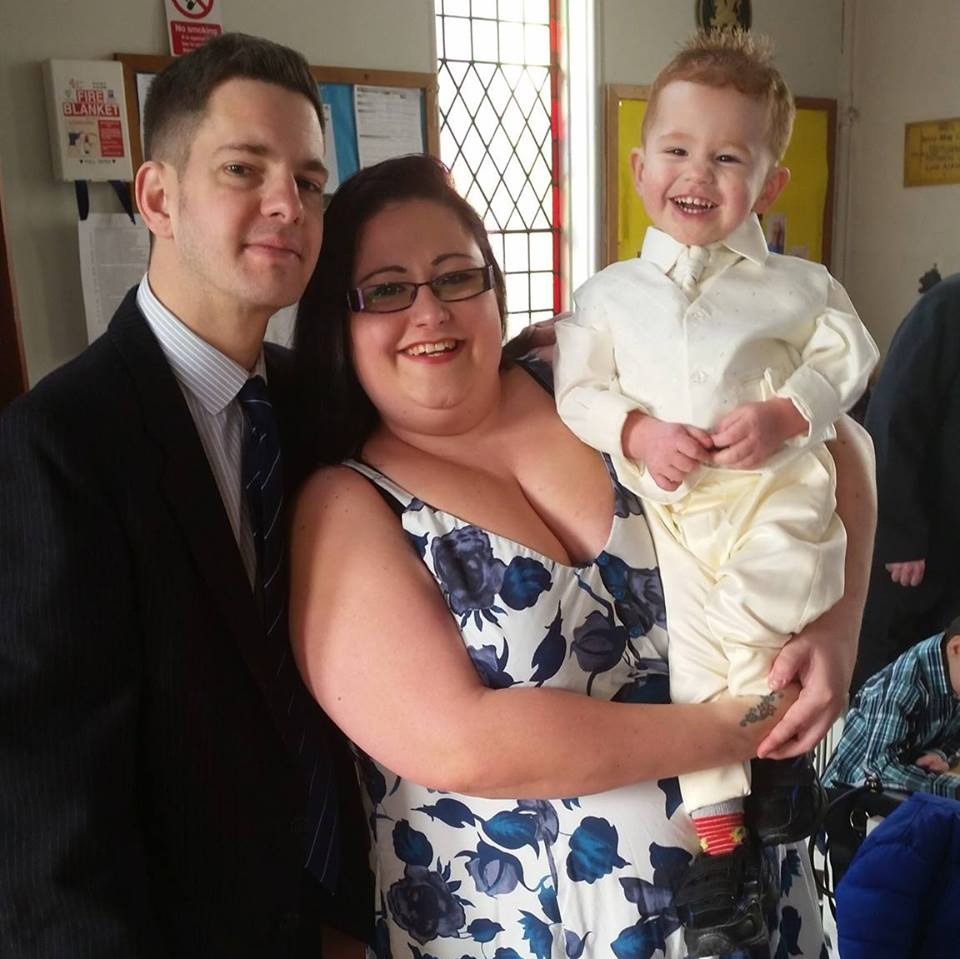  The stay-at-home mum pictured with Adrian and Corey