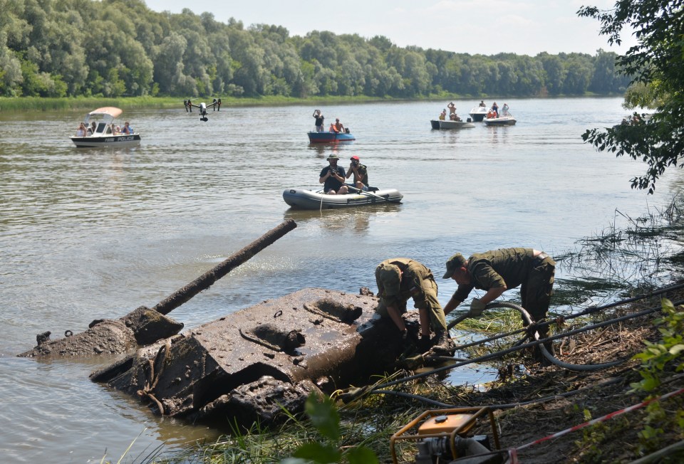  The tank is believed to be one of the last surviving machines of its kind after most were destroyed in the war