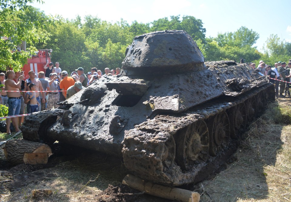  The 30-ton tank is one of the last of its type after most were destroyed during the war