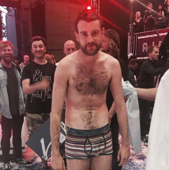  Pants deal ... comedian Jack Whitehall teased Jamie his wife could be paired with Aljaz Skorjanec