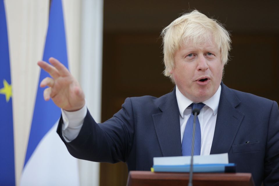  Boris Johnson called for an 'ever closer union' between the two countries