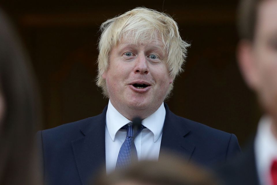  New Foreign Boris Johnson gives La Marseillaise some welly at the French ambassador's house