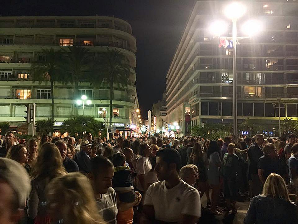  Facebook user Marcus Freeman uploaded this picture showing people enjoying the Bastille Day celebrations before the attack