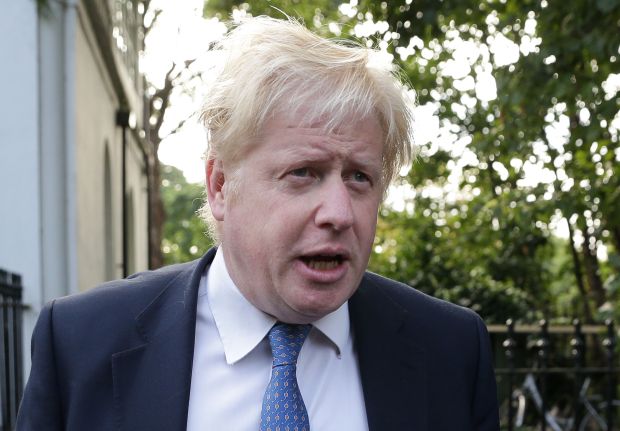 British Foreign Secretary Boris Johnson