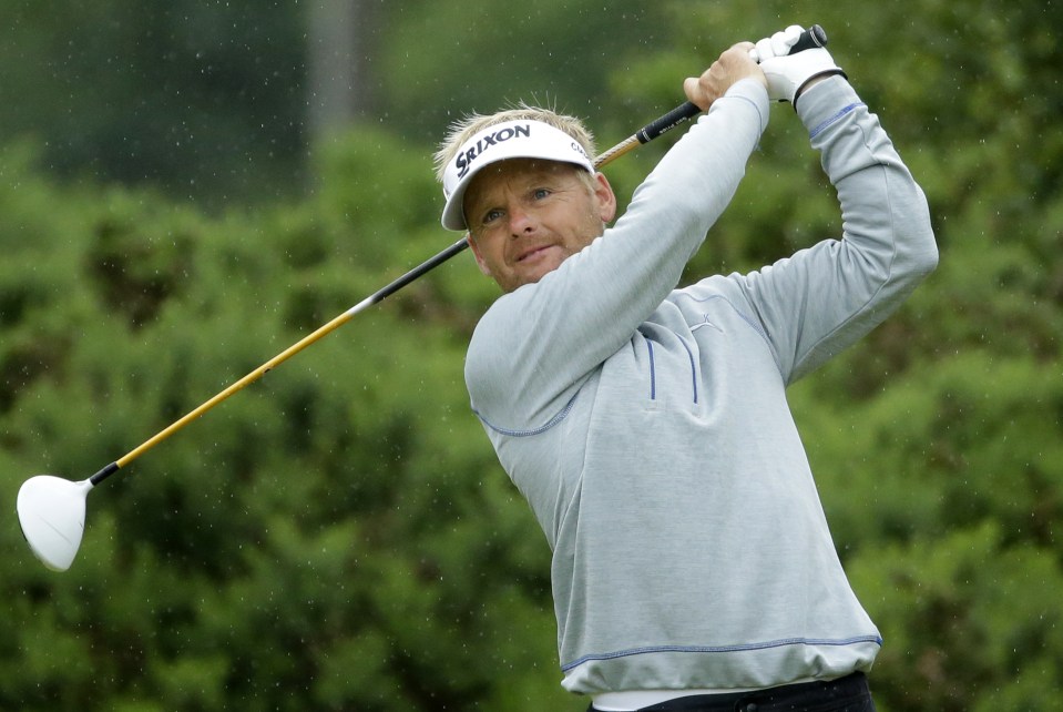  Danish golfer Soren Kjeldsen is also in the hunt