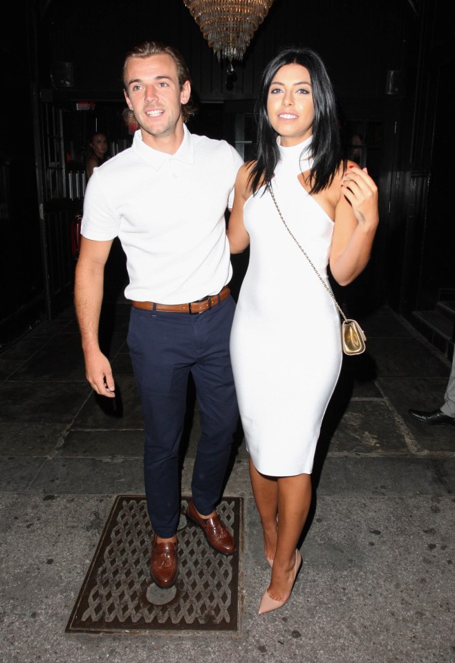 Love Island winners Cara De La Hoyde and Nathan Massey were also in the mood to celebrate