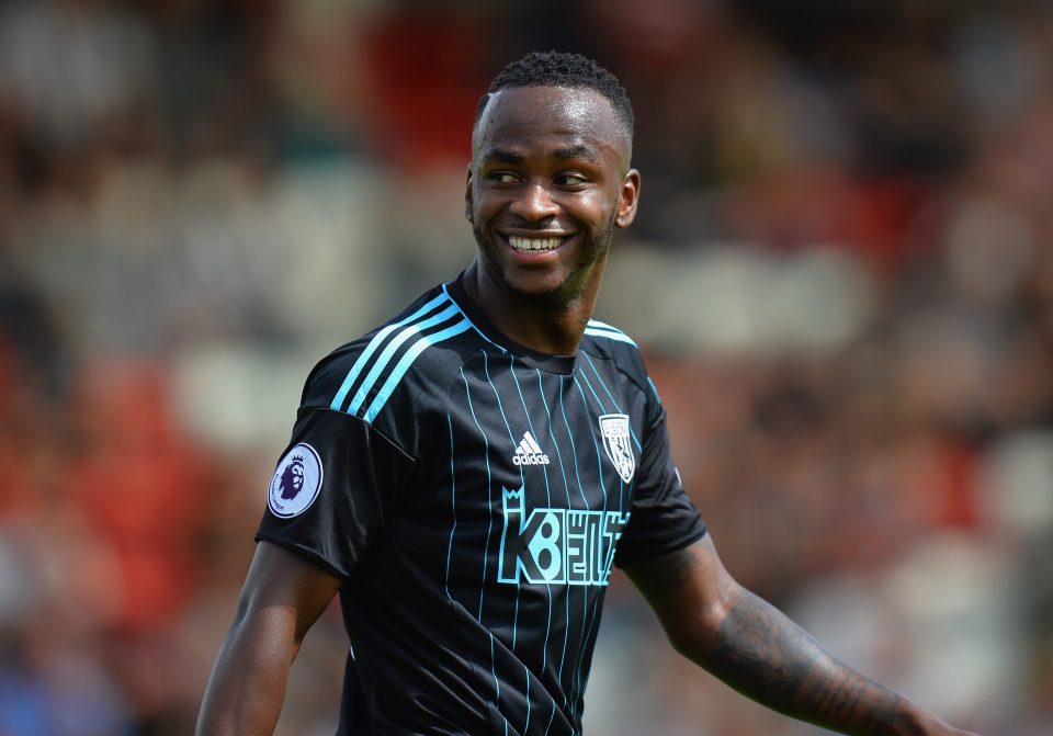 All smiles from Saido Berahino after scoring twice against Kidderminster