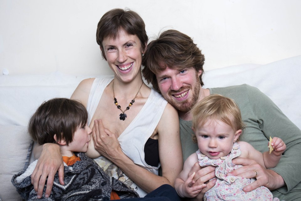 Matt and Adele believe in off-grid parenting