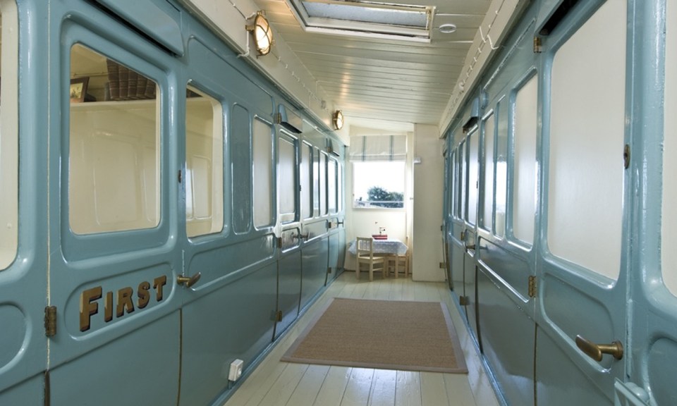  This getaway was lovingly built from disused train carriages, and promises a luxurious first class stay