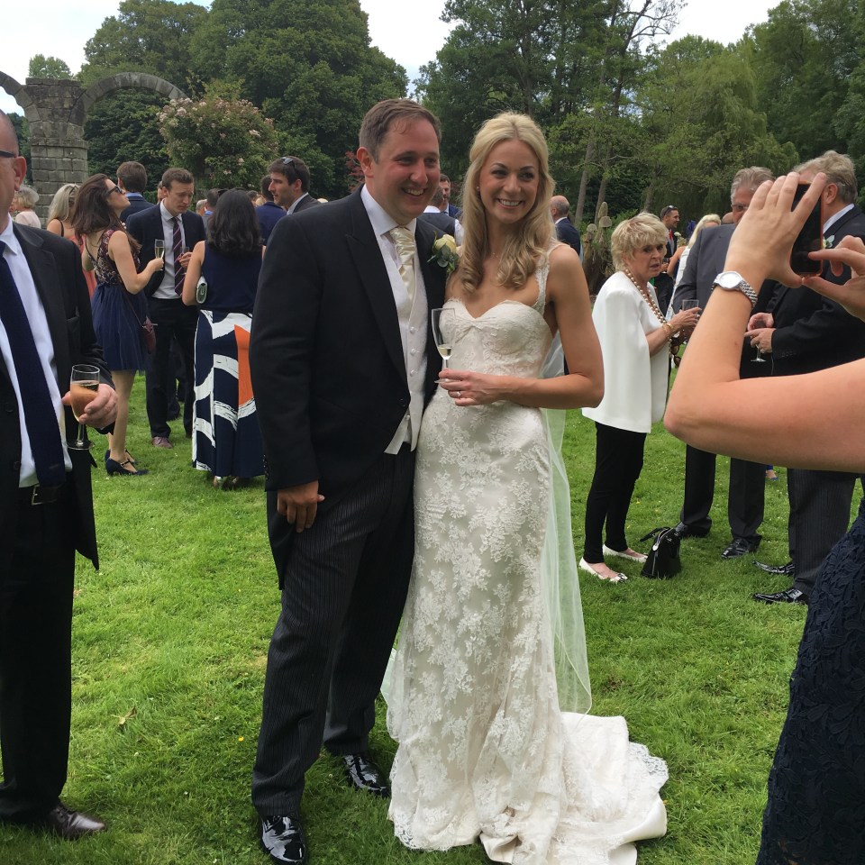  Nico Ferrari and his wife Claire...it was an expensive wedding for both of them