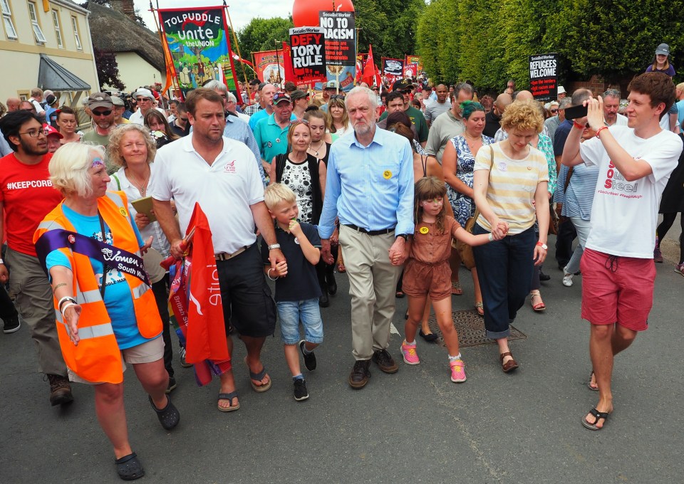  Walking over a cliff edge ... Corbyn will cause the Labour Party to crumble if he stays on as leader